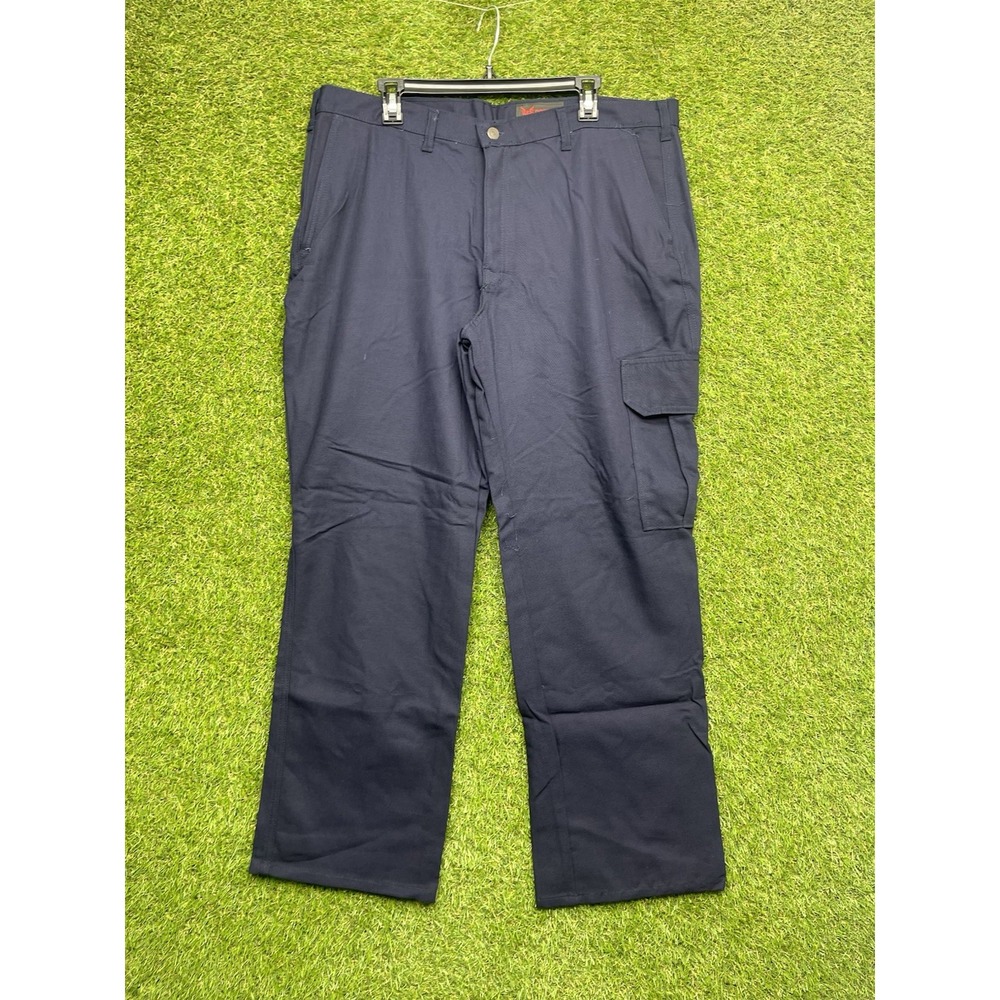 DriFire FR Flight Deck Cargo Pants Mens 38x30 DF2-850-FDPO Khaki Navy Blue NWOT
